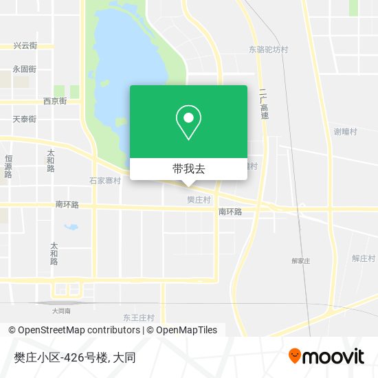 樊庄小区-426号楼地图