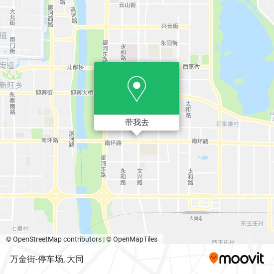 万金街-停车场地图