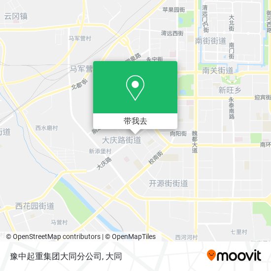 豫中起重集团大同分公司地图