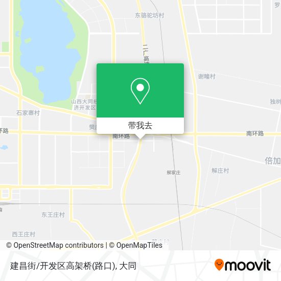 建昌街/开发区高架桥(路口)地图
