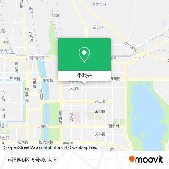 恒祥园b区-5号楼地图