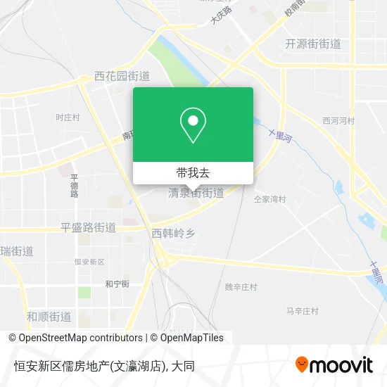 恒安新区儒房地产(文瀛湖店)地图