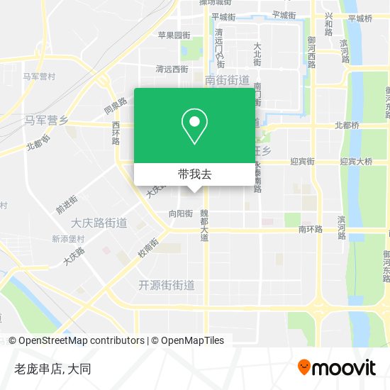 老庞串店地图