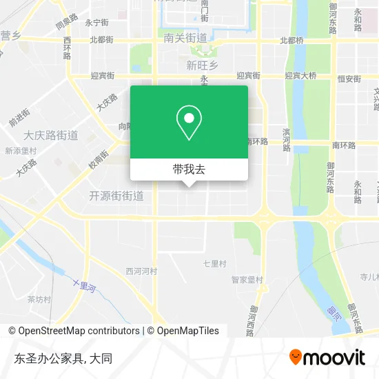 东圣办公家具地图