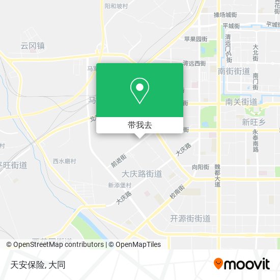 天安保险地图
