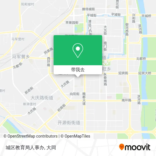 城区教育局人事办地图