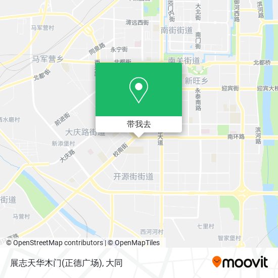 展志天华木门(正德广场)地图