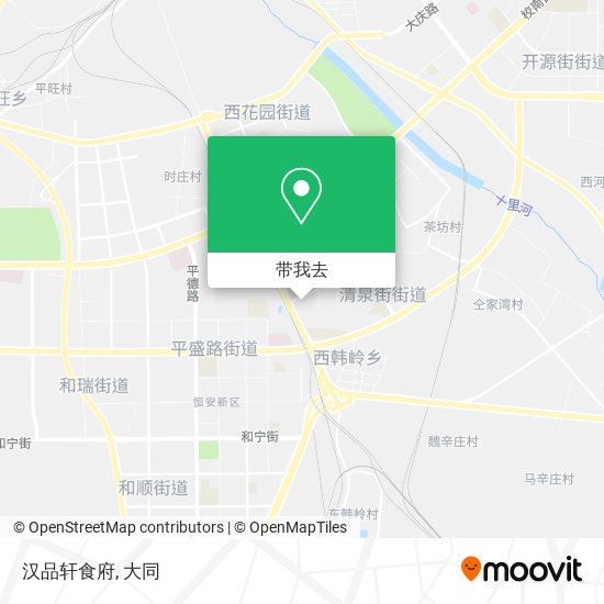 汉品轩食府地图