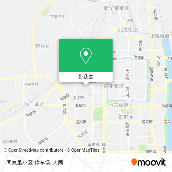 同泉里小区-停车场地图