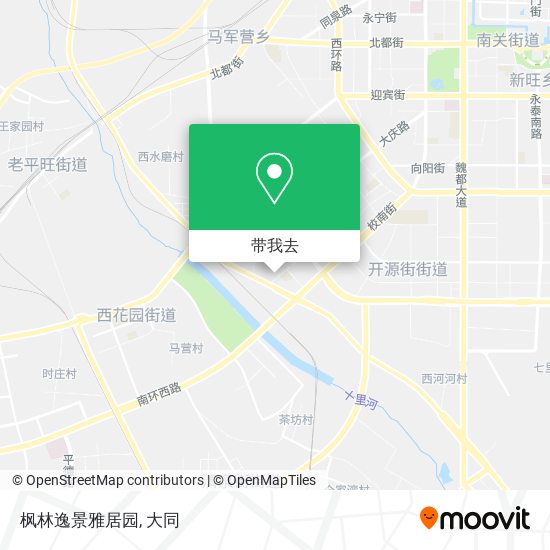 枫林逸景雅居园地图