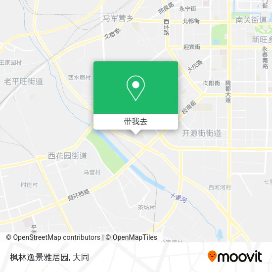 枫林逸景雅居园地图