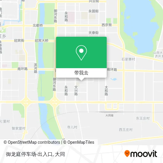 御龙庭停车场-出入口地图