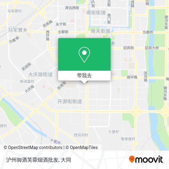 沪州御酒芙蓉烟酒批发地图