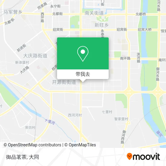 御品茗茶地图