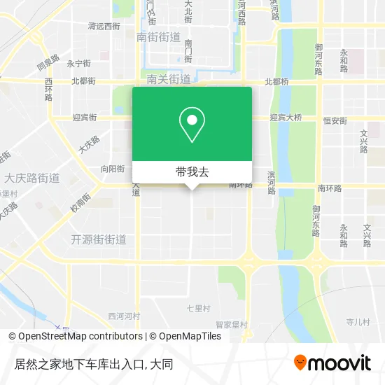 居然之家地下车库出入口地图
