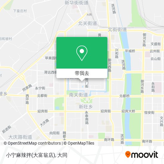 小宁麻辣拌(大富翁店)地图