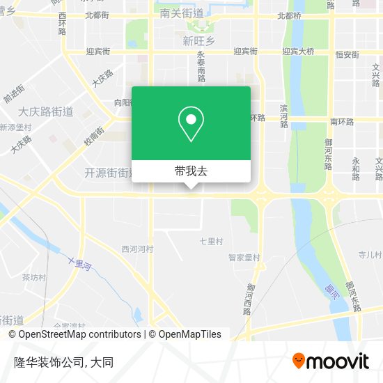 隆华装饰公司地图