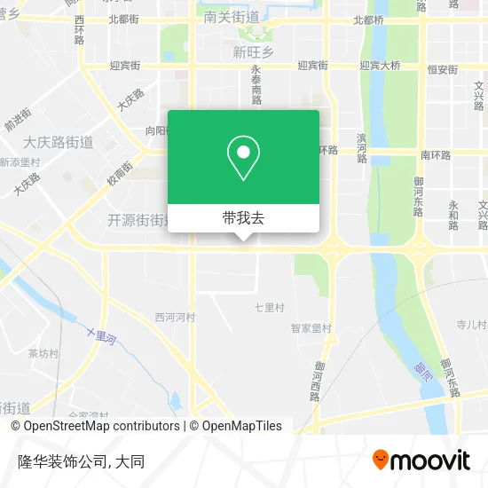隆华装饰公司地图