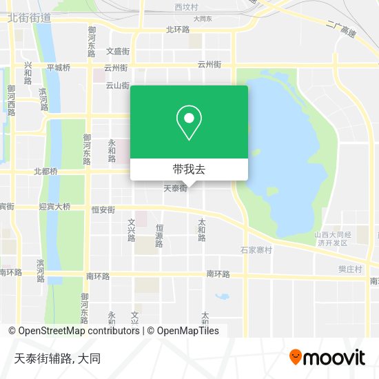 天泰街辅路地图