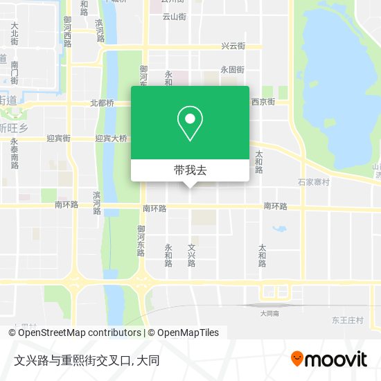 文兴路与重熙街交叉口地图
