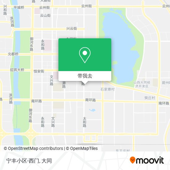 宁丰小区-西门地图