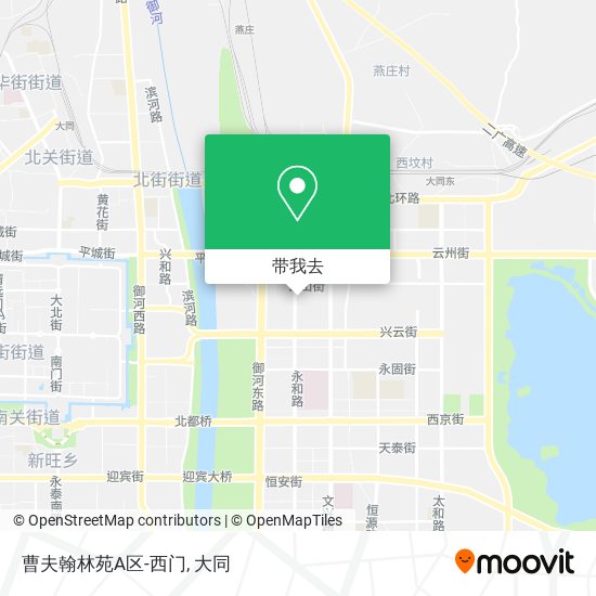 曹夫翰林苑A区-西门地图