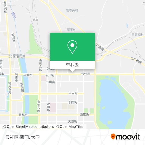云祥园-西门地图