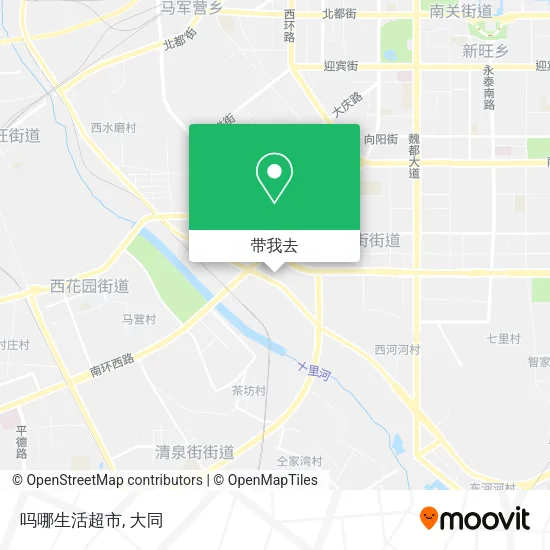 吗哪生活超市地图
