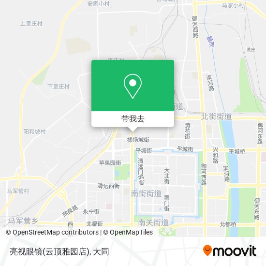 亮视眼镜(云顶雅园店)地图