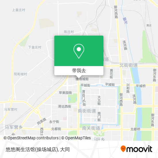 悠悠阁生活馆(操场城店)地图