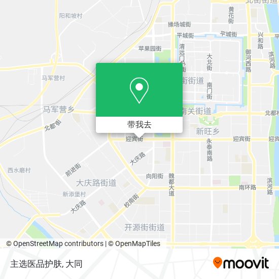 主选医品护肤地图