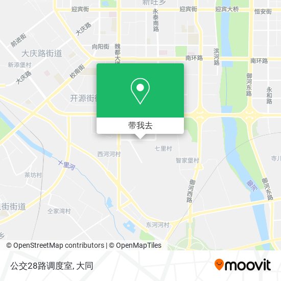 公交28路调度室地图