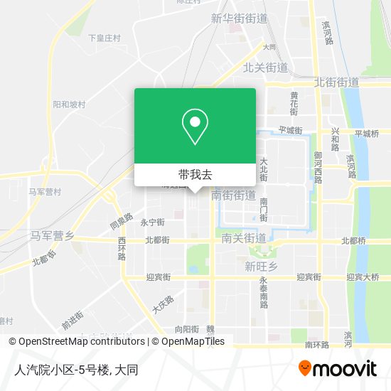人汽院小区-5号楼地图