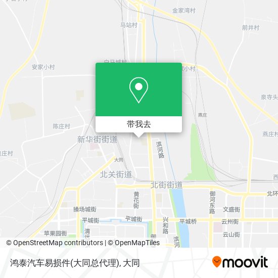 鸿泰汽车易损件(大同总代理)地图
