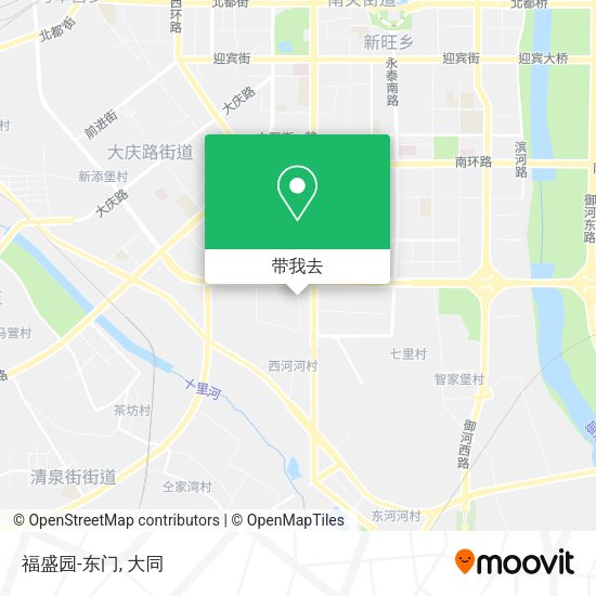 福盛园-东门地图