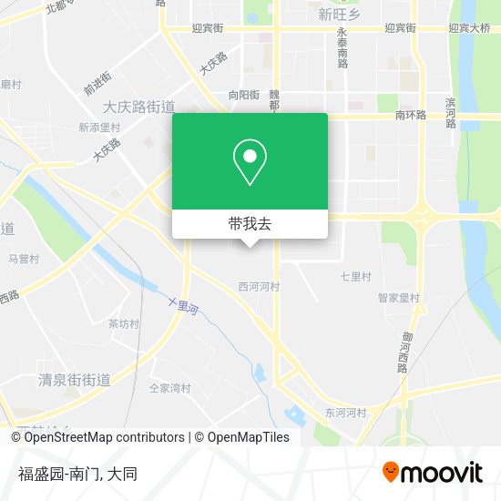 福盛园-南门地图