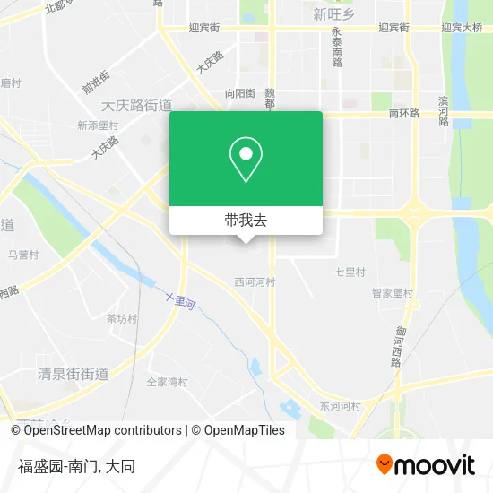 福盛园-南门地图