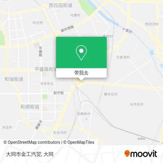 大同市金工汽贸地图