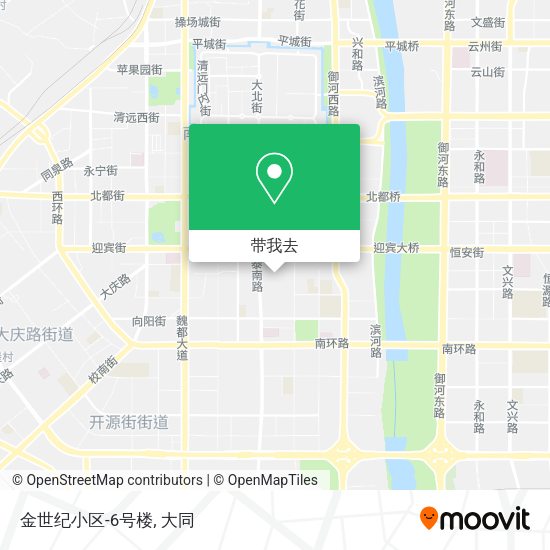 金世纪小区-6号楼地图