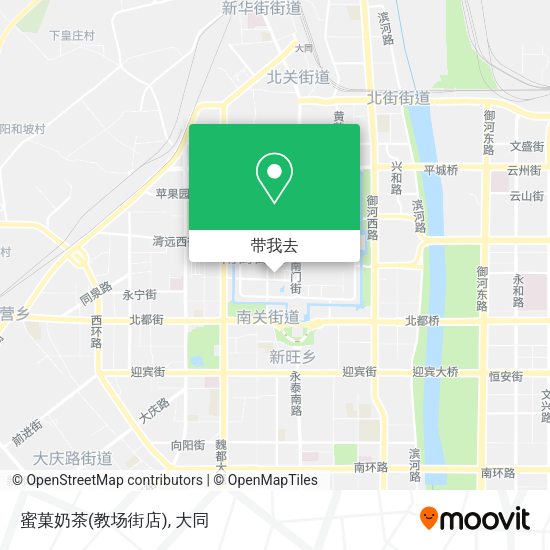蜜菓奶茶(教场街店)地图