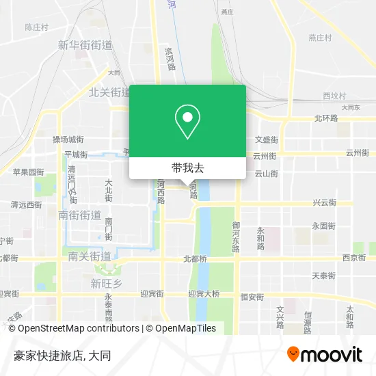 豪家快捷旅店地图