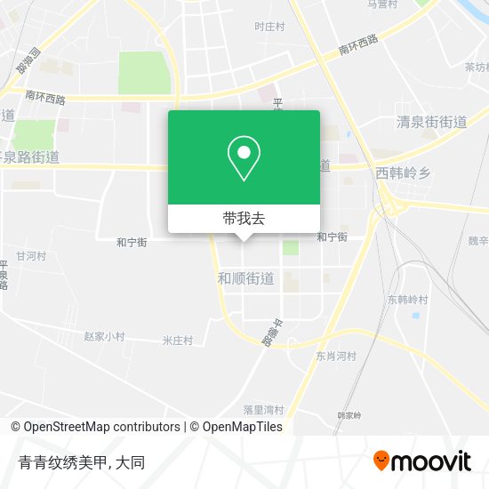 青青纹绣美甲地图