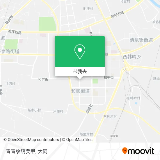 青青纹绣美甲地图