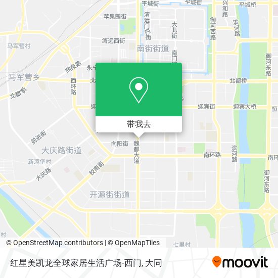 红星美凯龙全球家居生活广场-西门地图