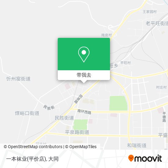 一本袜业(平价店)地图