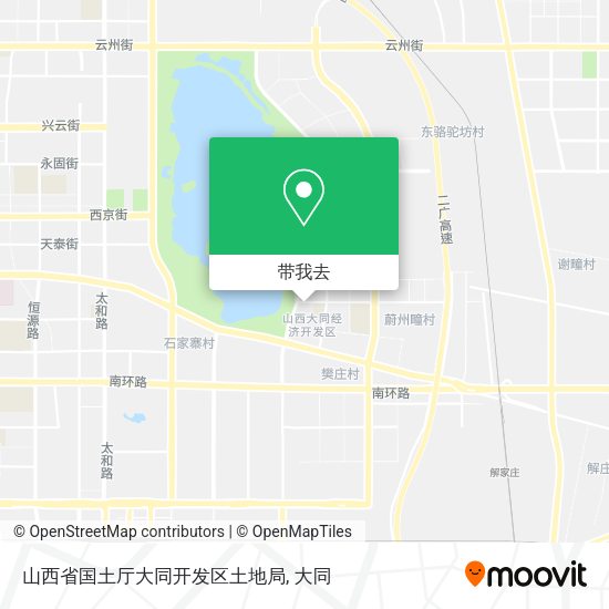 山西省国土厅大同开发区土地局地图