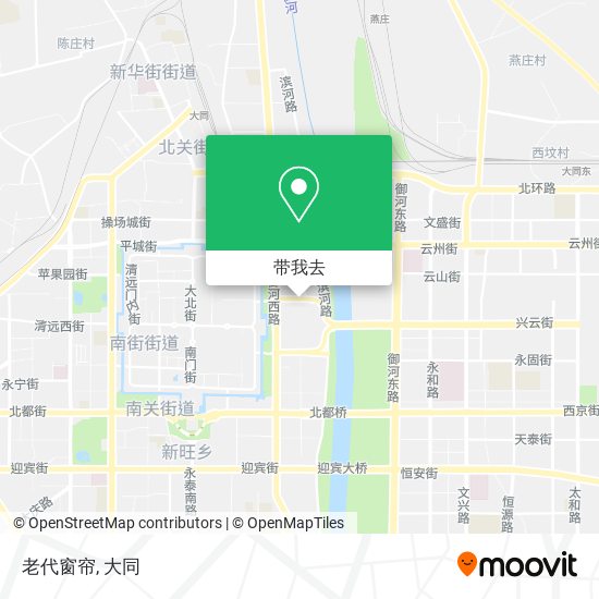 老代窗帘地图