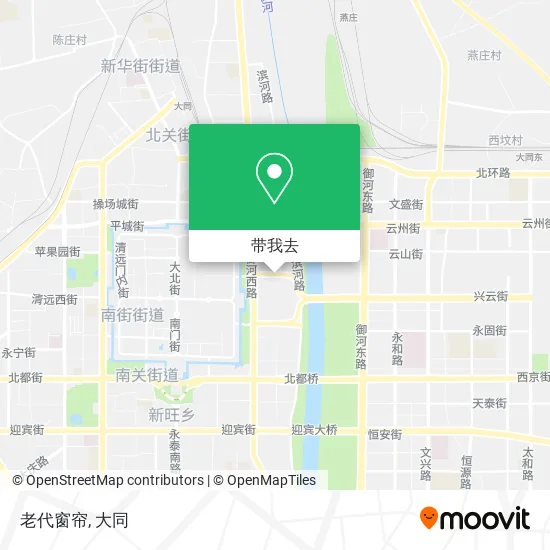 老代窗帘地图