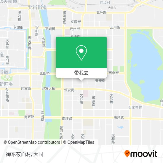 御东莜面村地图