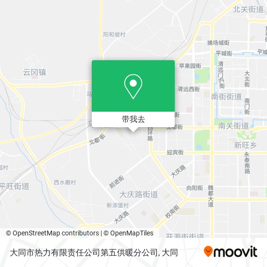 大同市热力有限责任公司第五供暖分公司地图